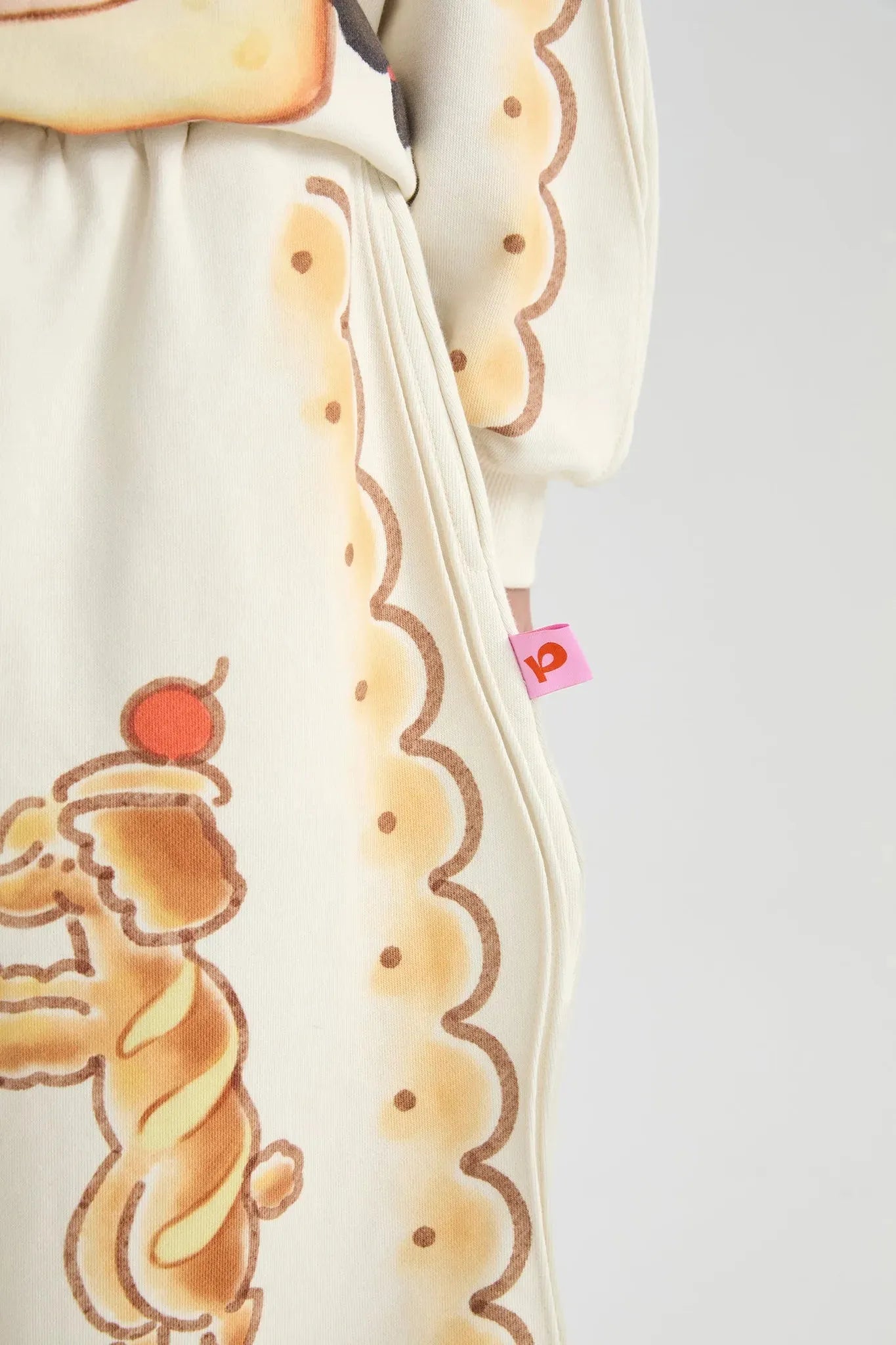 Poco Blush Bread Puppy Print Sweatpants