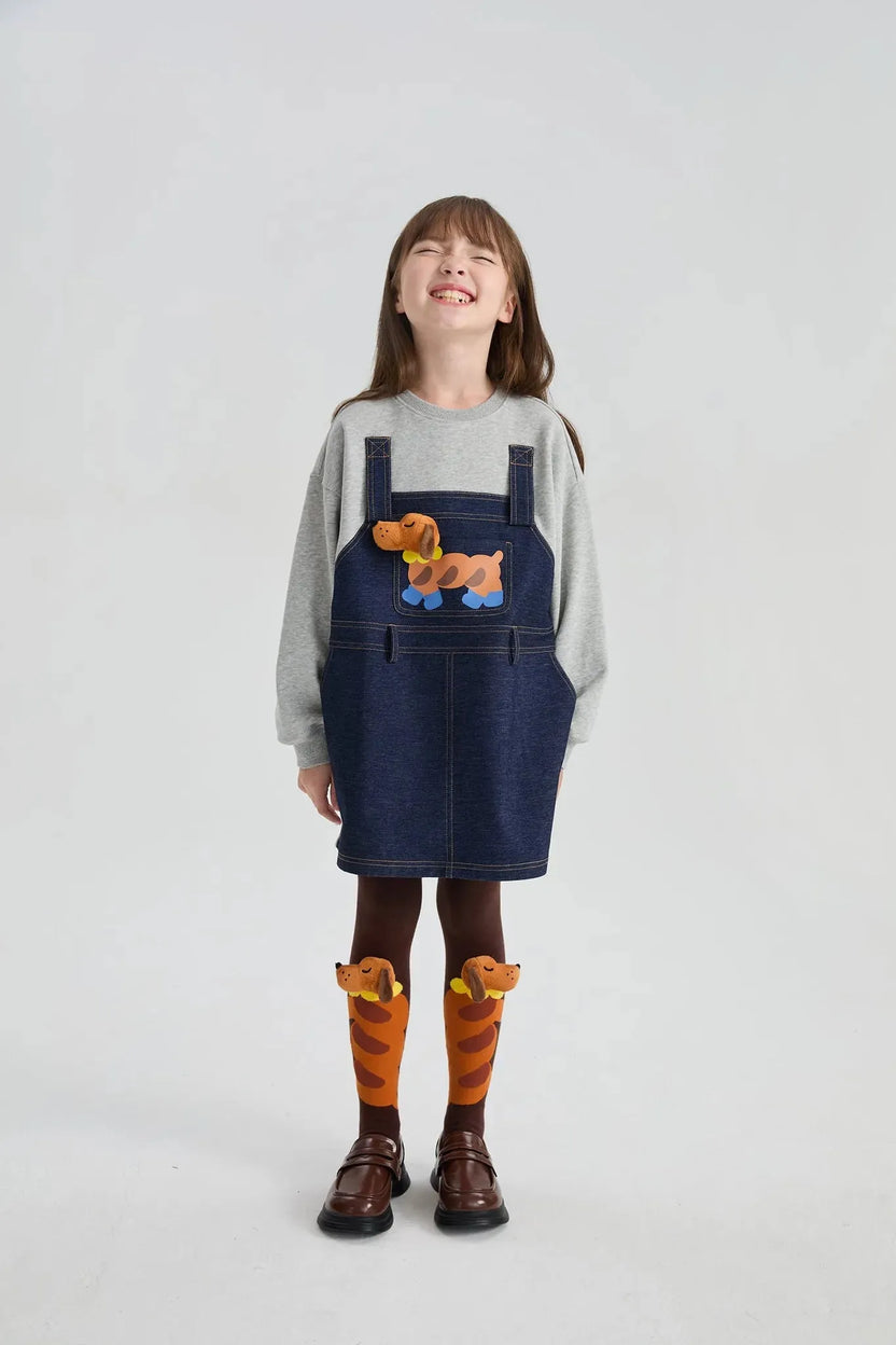 Bread Puppy Knit Tights by Poco Blush, image 2