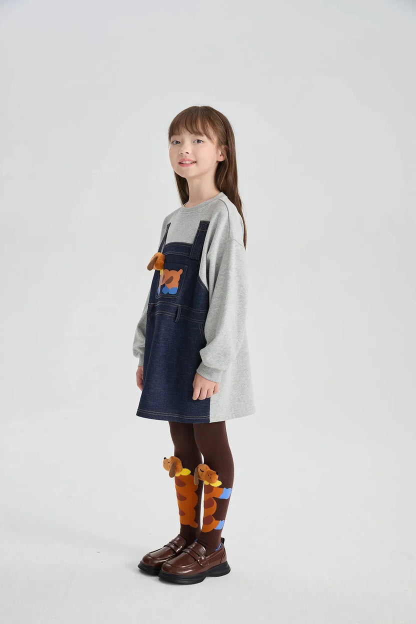 Bread Puppy Knit Tights by Poco Blush, image 3