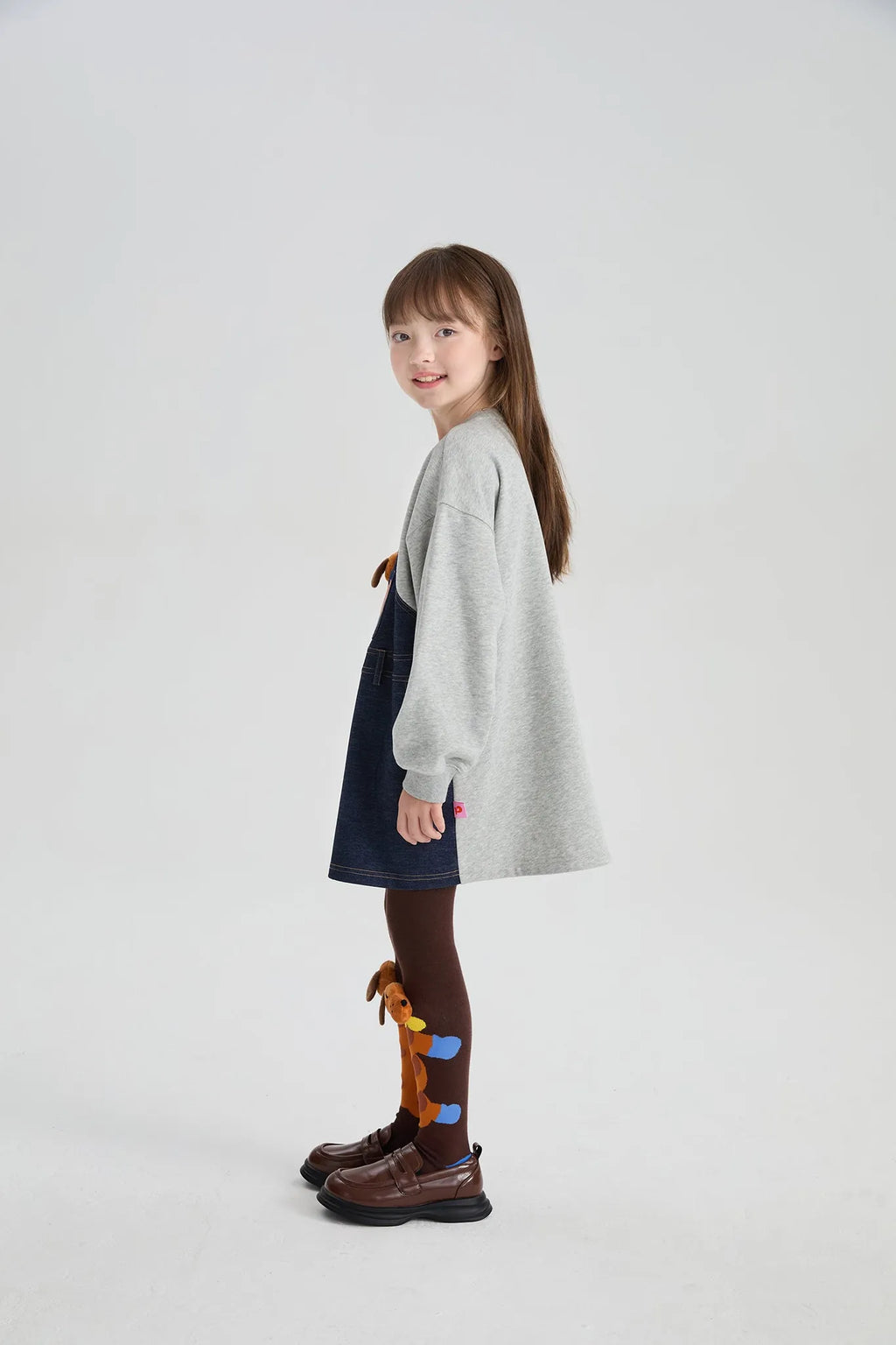 Poco Blush Bread Puppy Denim Sweatshirt