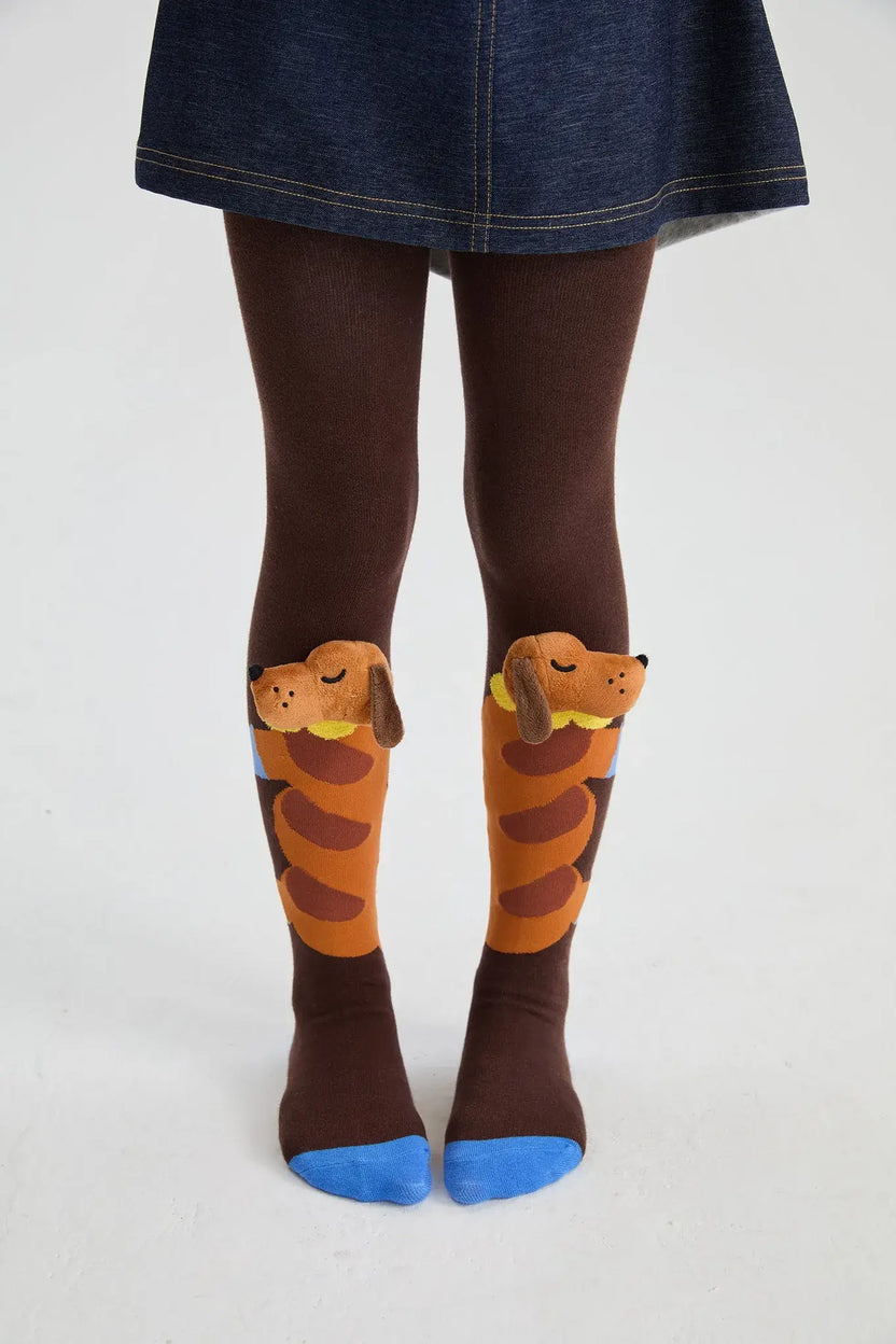 Bread Puppy Knit Tights by Poco Blush, image 5