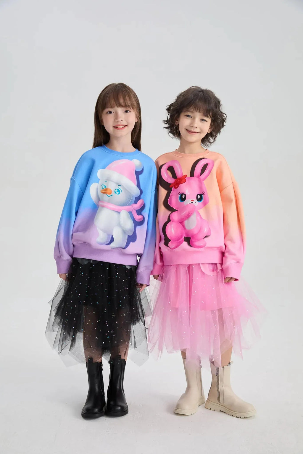 Poco Blush Starry Tulle Sequin Skirt