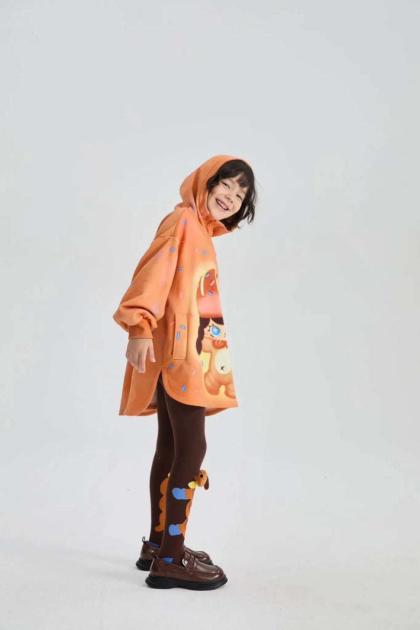 Bread Girl Fleece Hoodie by Poco Blush, image 6