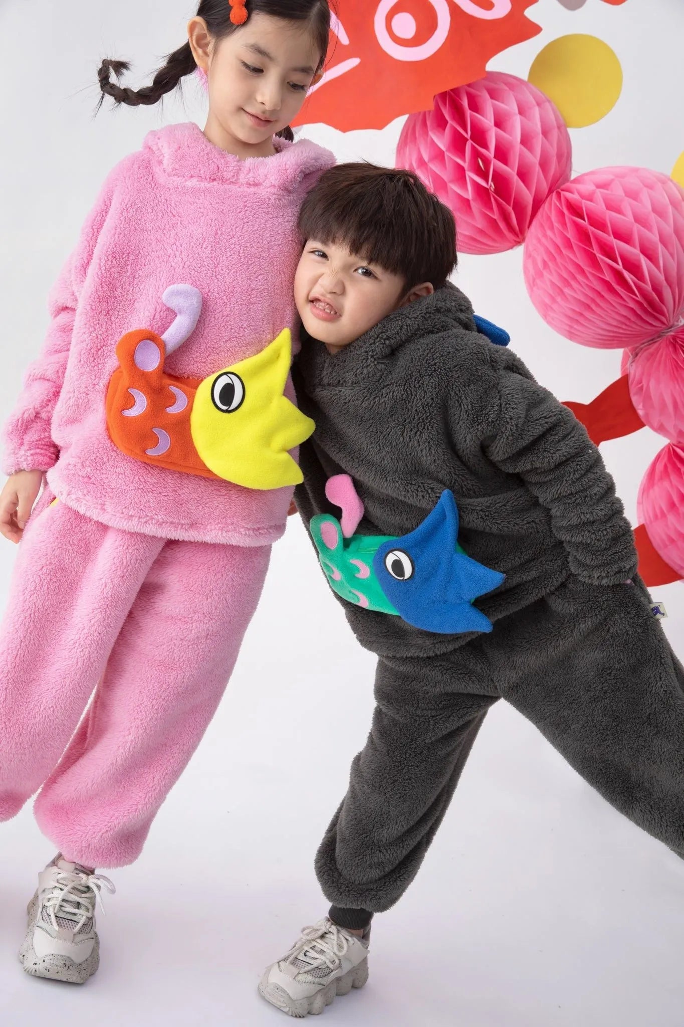Poco Blush Spring Dragon Plush Sweatshirt
