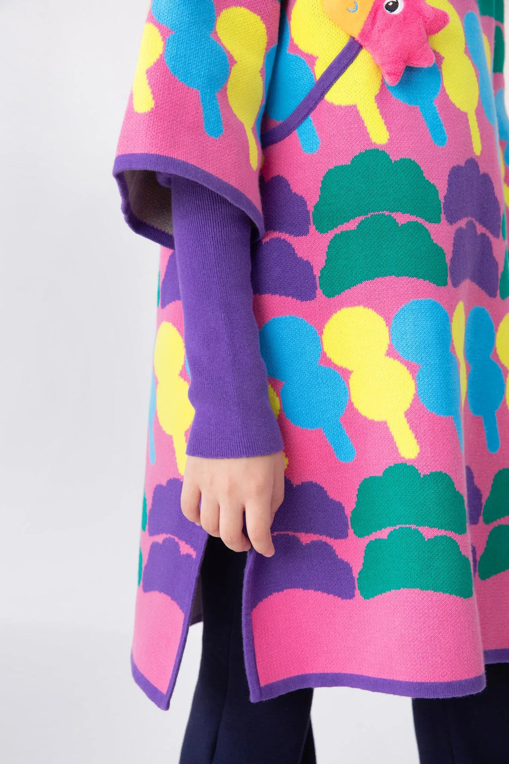 Poco Blush Tanghulu & Dumplings Knit Cheongsam Dress