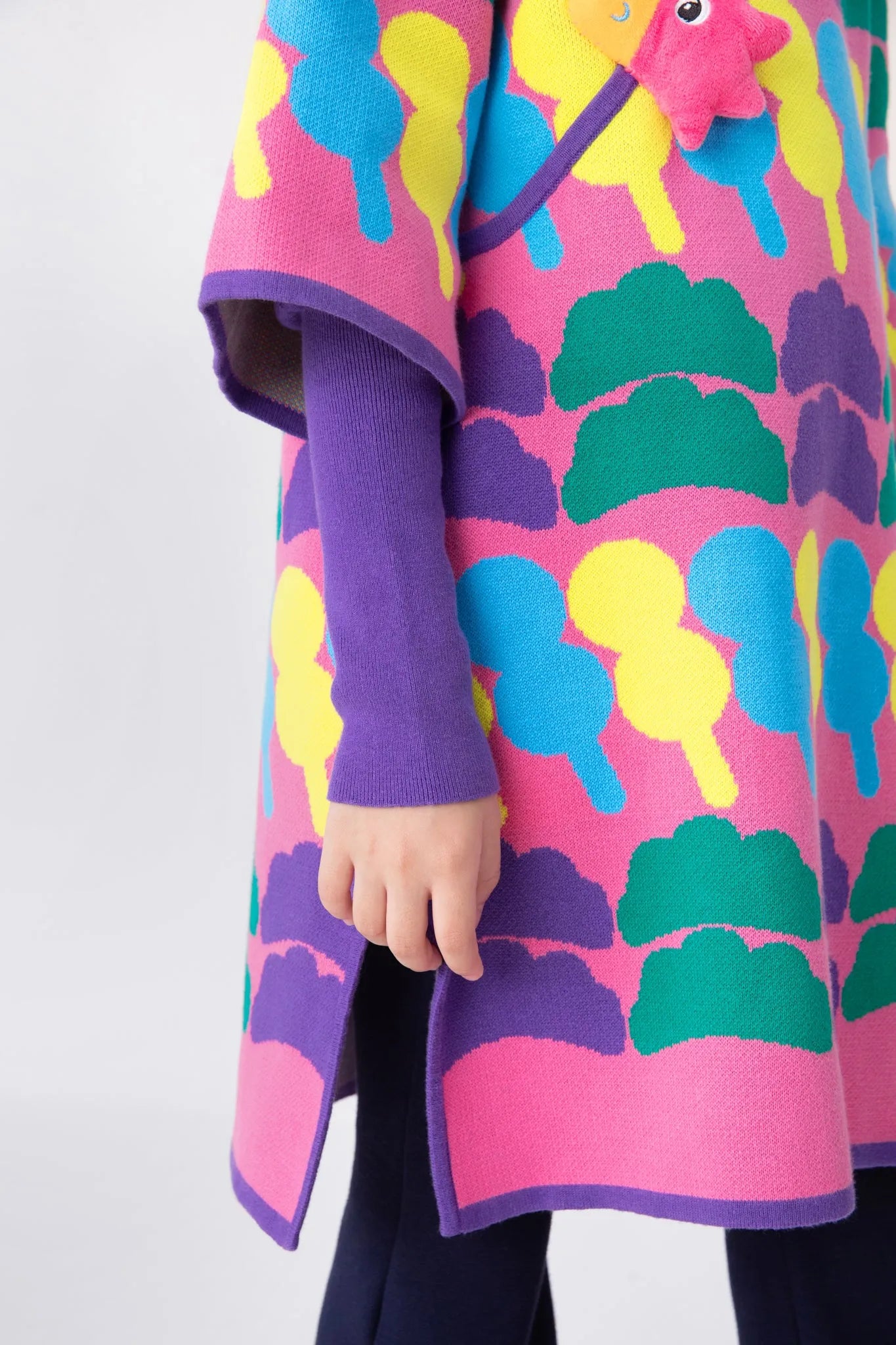 Poco Blush Tanghulu & Dumplings Knit Cheongsam Dress