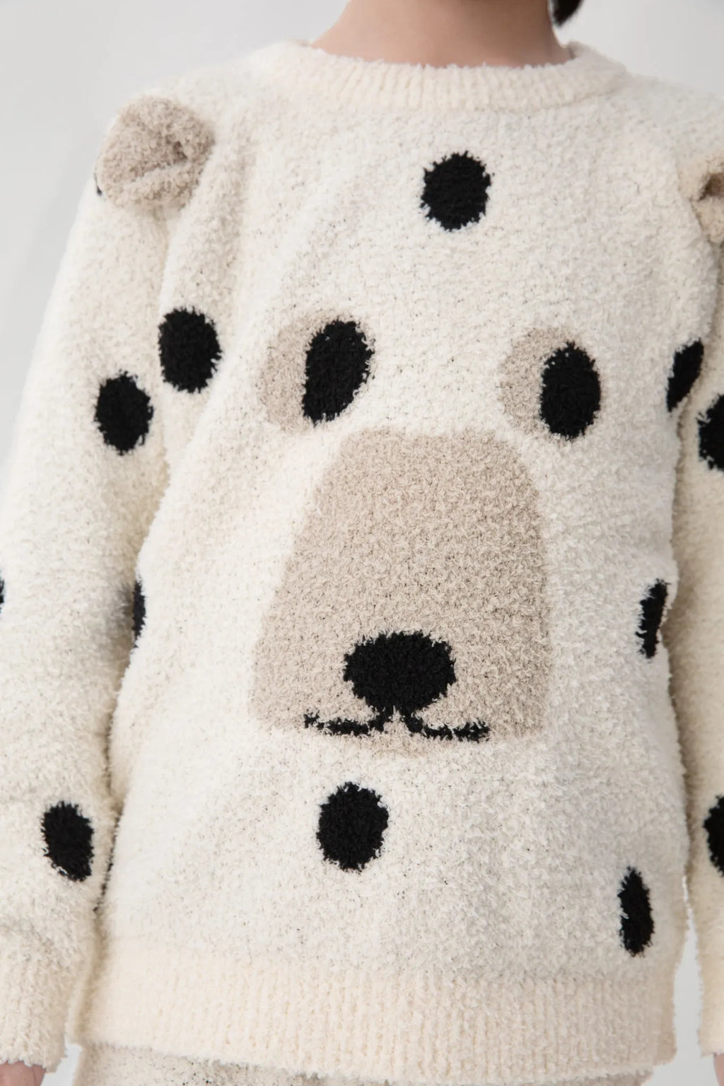 Poco Blush Polar Bear Plush Fleece Loungewear Set
