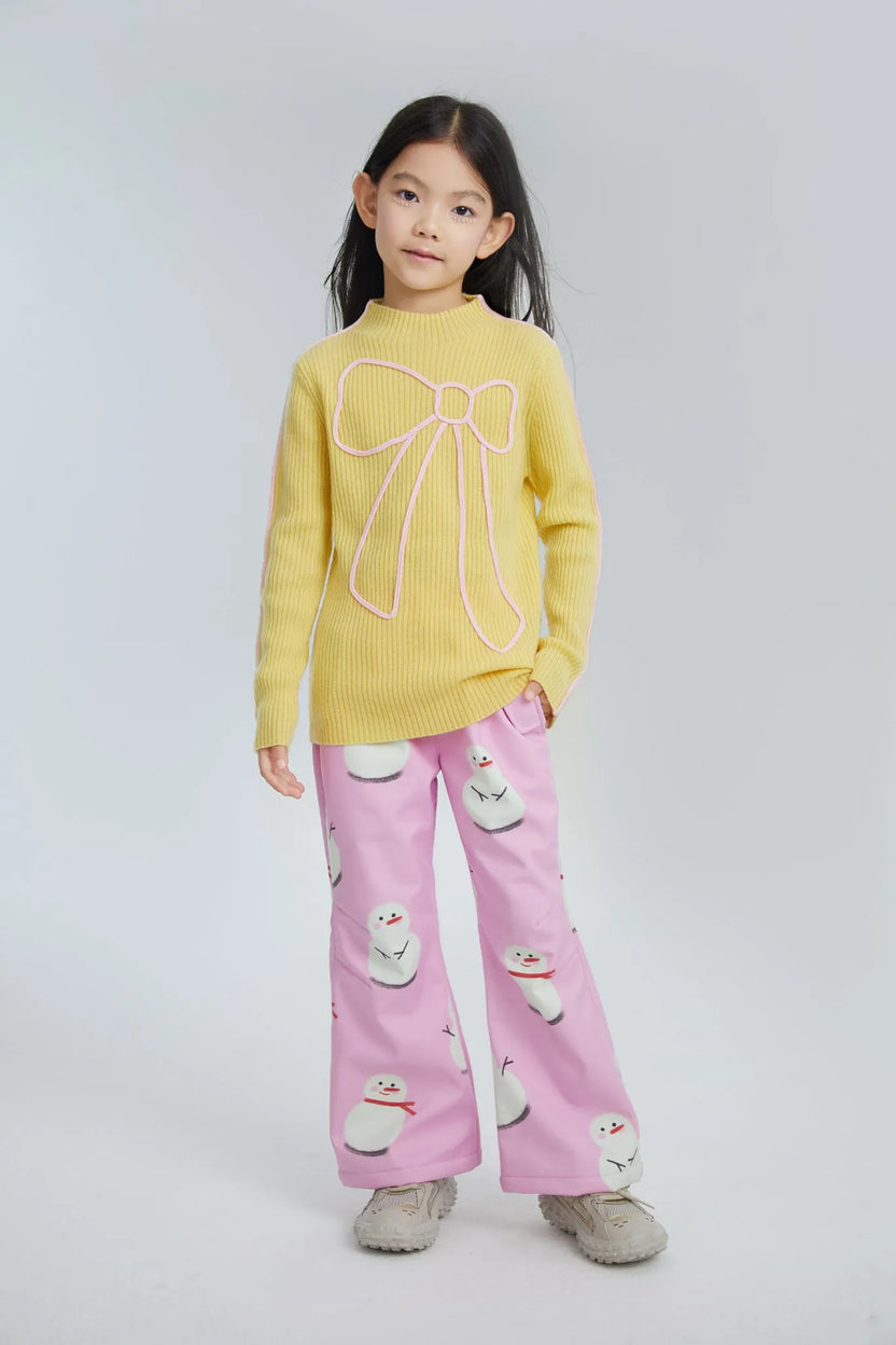 Printed Fleece-Lined Ski Pants by Poco Blush, image 6