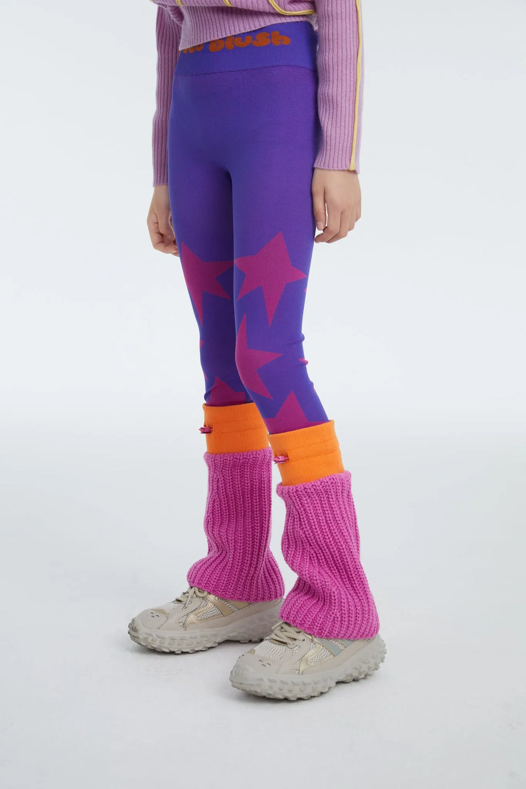 Poco Blush Seamless Star Legwarmer Legging Pants