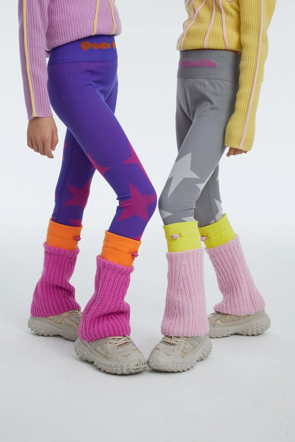 Poco Blush Seamless Star Legwarmer Legging Pants