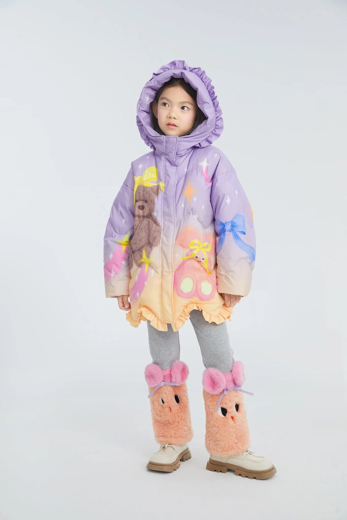 Poco Blush Plush Legwarmer Knit Leggings