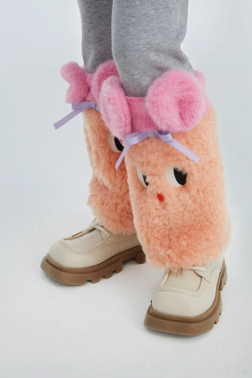 Poco Blush Plush Legwarmer Knit Leggings