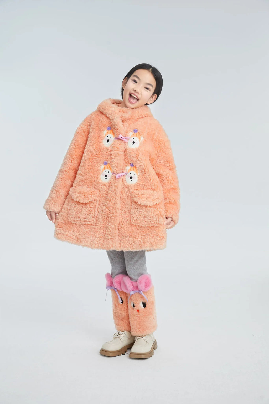 Poco Blush Plush Legwarmer Knit Leggings