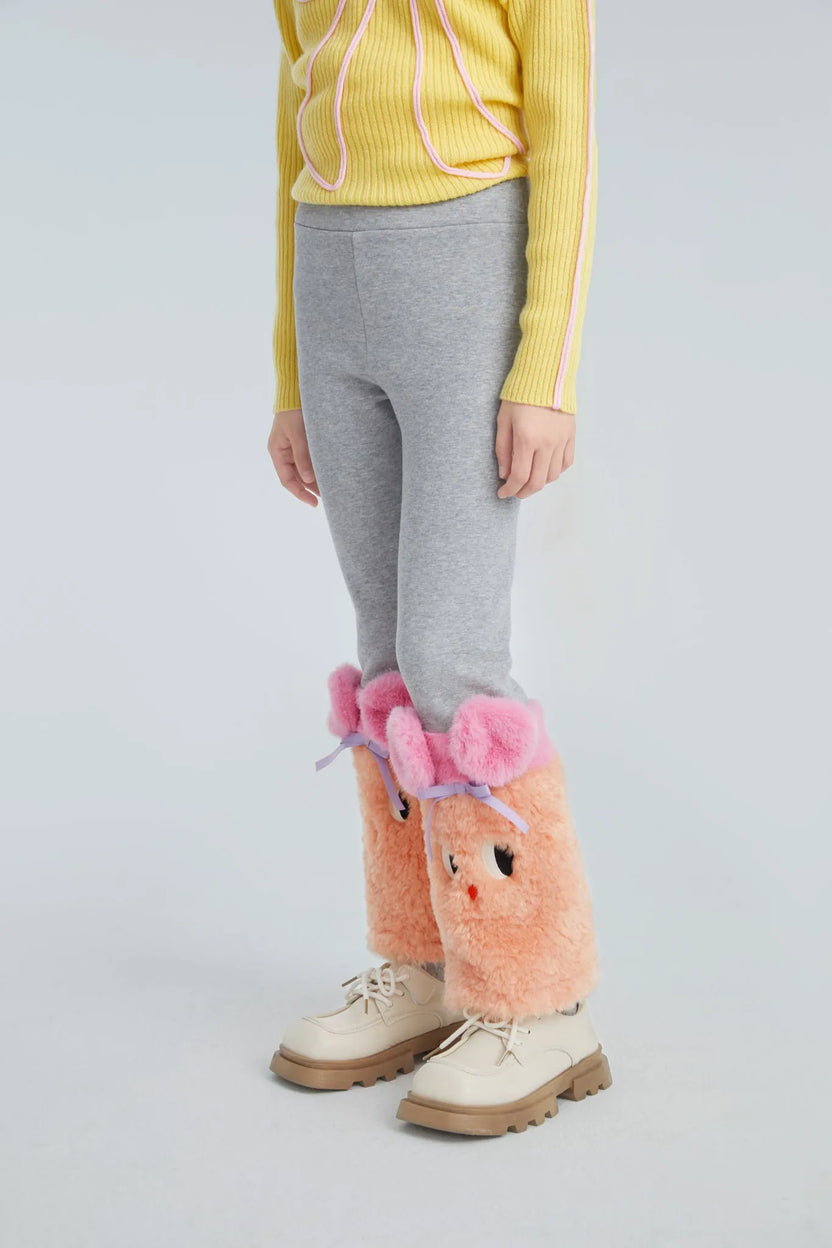 Plush Legwarmer Knit Leggings by Poco Blush, image 4