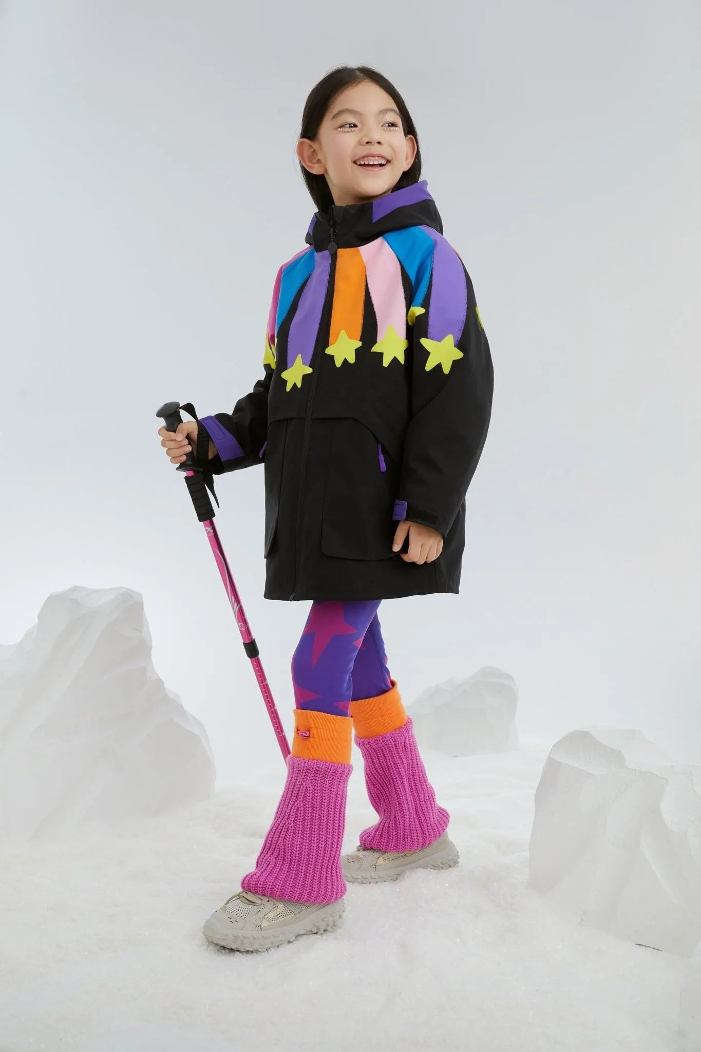 Poco Blush Seamless Star Legwarmer Legging Pants