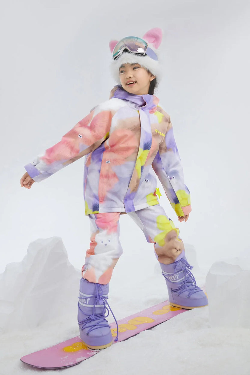 Fuzzy Friend Insulated Ski Jacket by Poco Blush, image 5