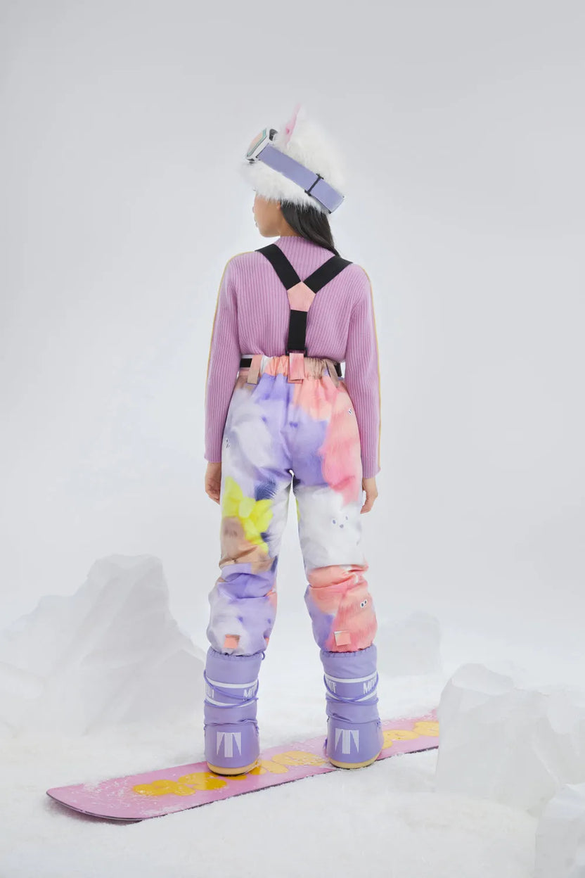 Fuzzy Friends Insulated Ski Pants by Poco Blush, image 3