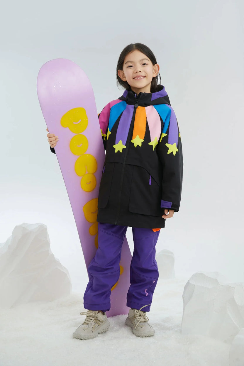 Rainbow Meteor 2-in-1 Ski Jacket by Poco Blush, image 10