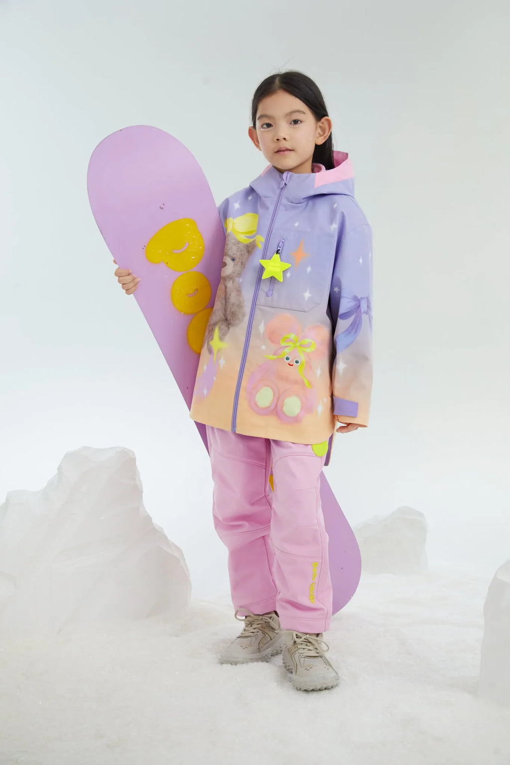 Poco Blush Toy Print 2-in-1 Ski Jacket