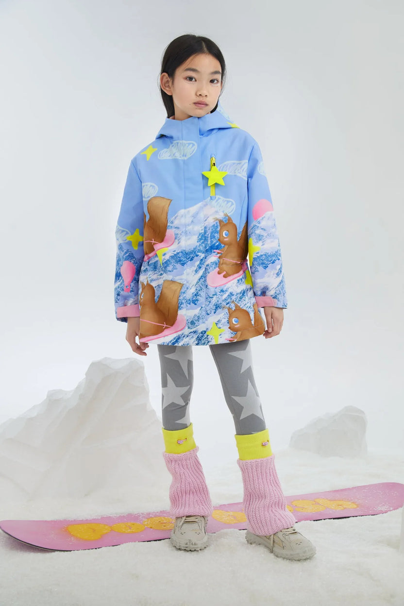 Snowy Squirrel 2-in-1 Ski Jacket by Poco Blush, image 4
