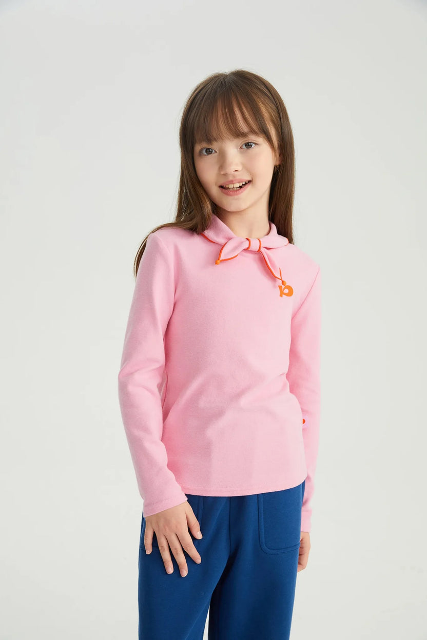Little Butterfly Gift Fleece Base Layer Top by Poco Blush, image 7
