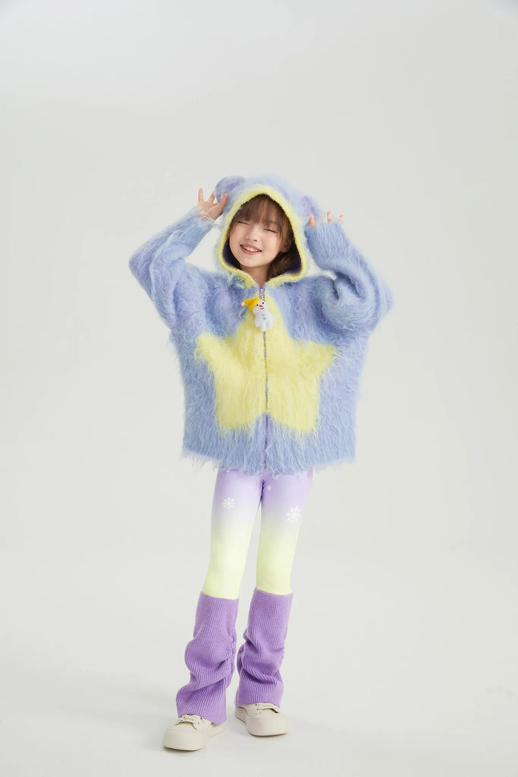 Poco Blush Snow Night Aurora Gradient Base Layer Leggings