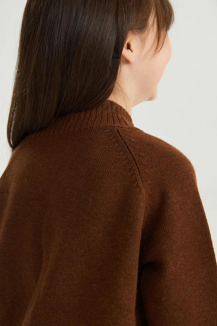 Hand-in-Hand Friends Jacquard Sweater by Poco Blush, image 9