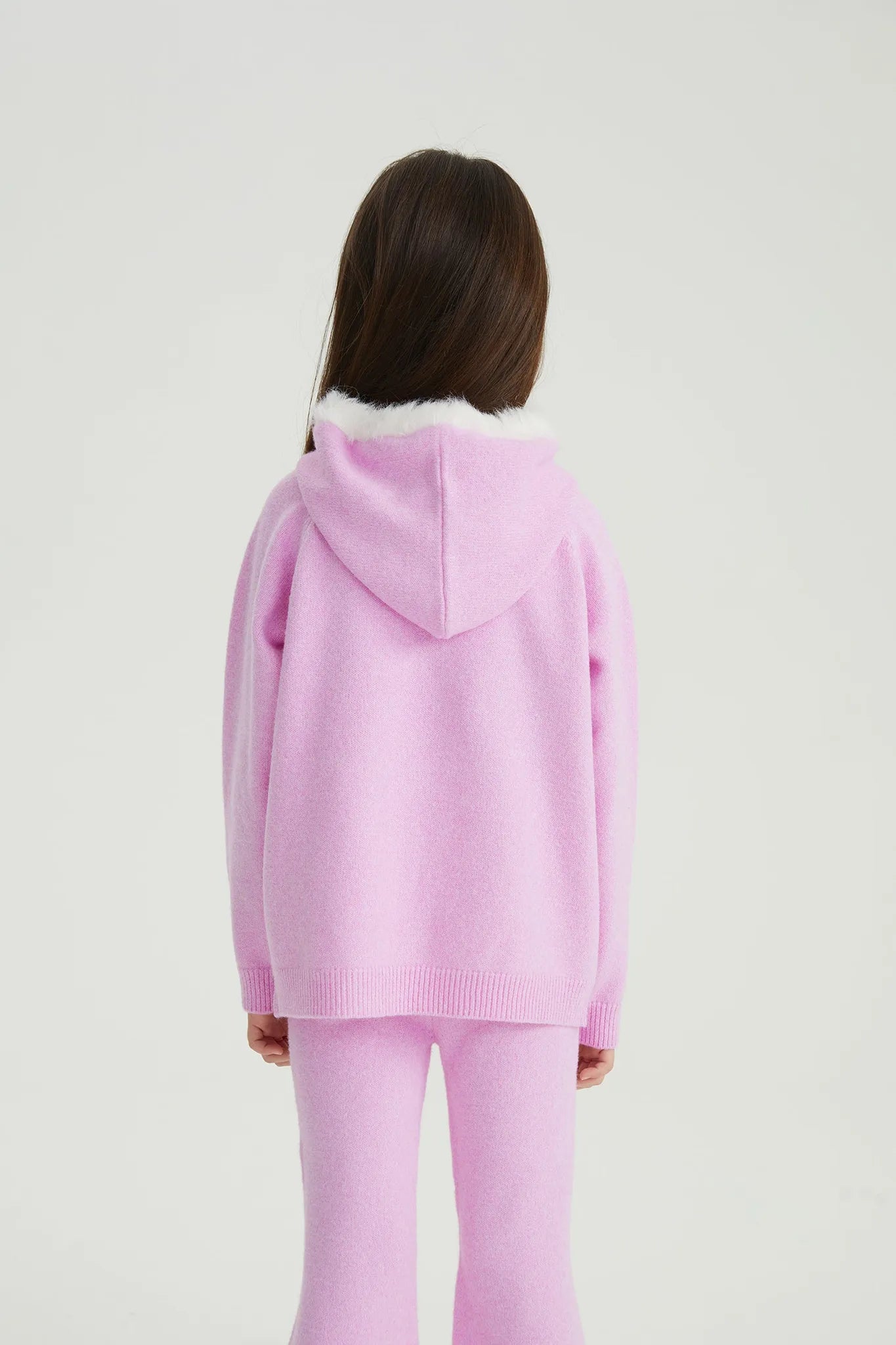 Poco Blush Snowman Wobbler Bouclé Knit Sweater