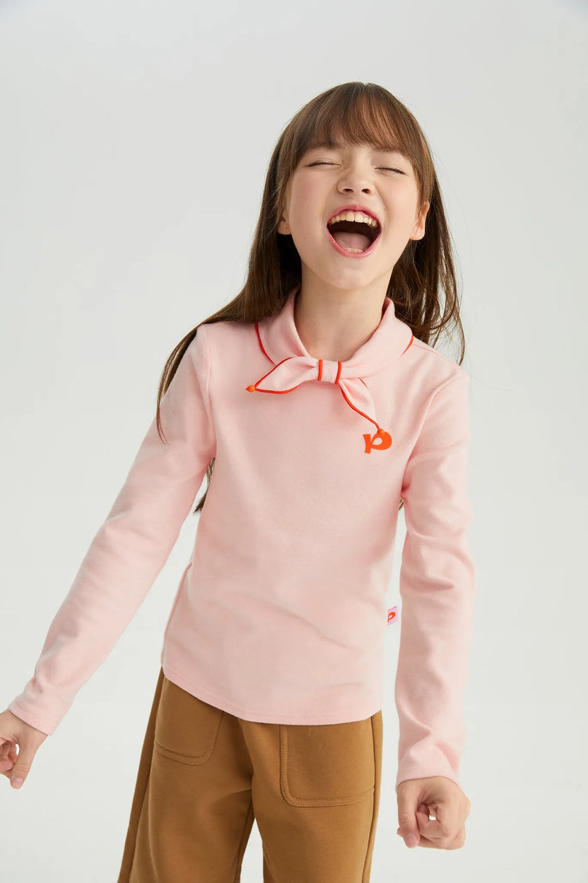 Little Butterfly Gift Fleece Base Layer Top by Poco Blush, image 3