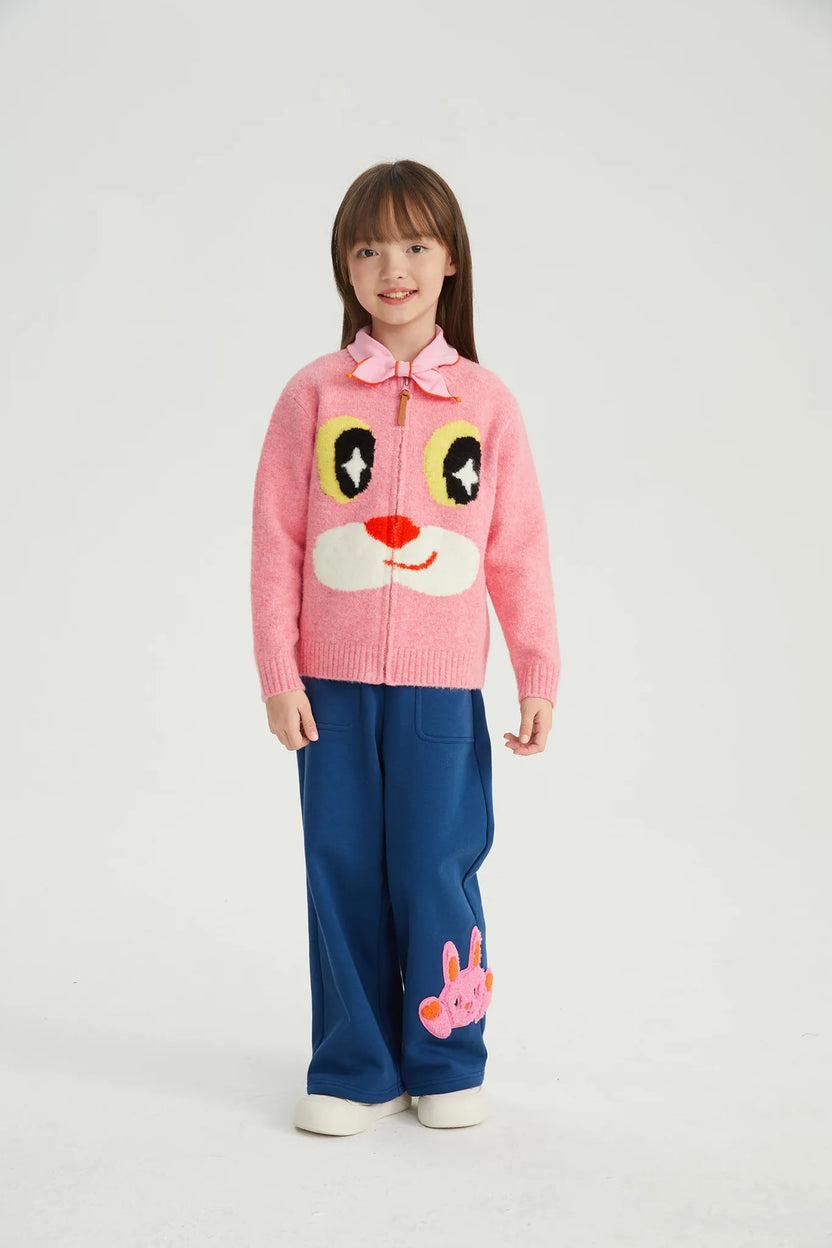 Close-Up Friends Jacquard Knit Sweater by Poco Blush, image 8