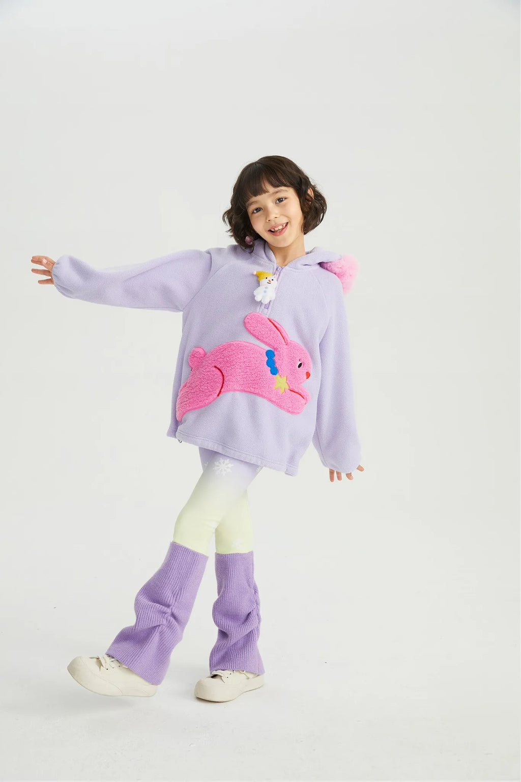 Poco Blush Snow Night Aurora Gradient Base Layer Leggings