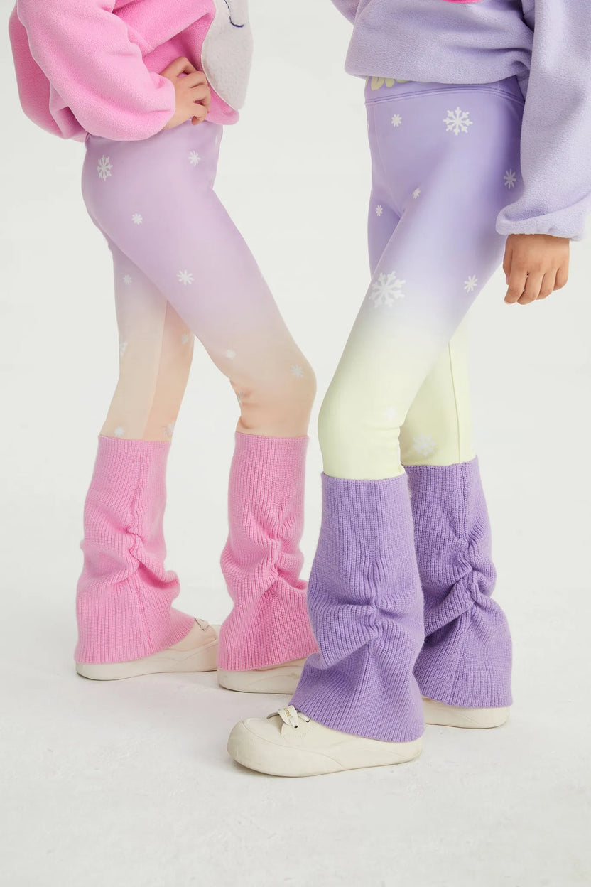Snow Night Aurora Gradient Base Layer Leggings by Poco Blush, image 11