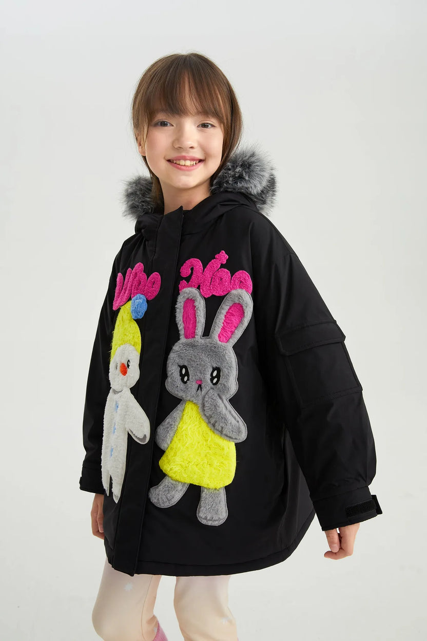 Hand-in-Hand Soy-Blend Bomber Jacket by Poco Blush, image 2