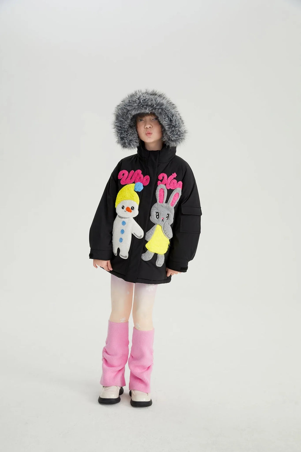 Poco Blush Snow Night Aurora Gradient Base Layer Leggings