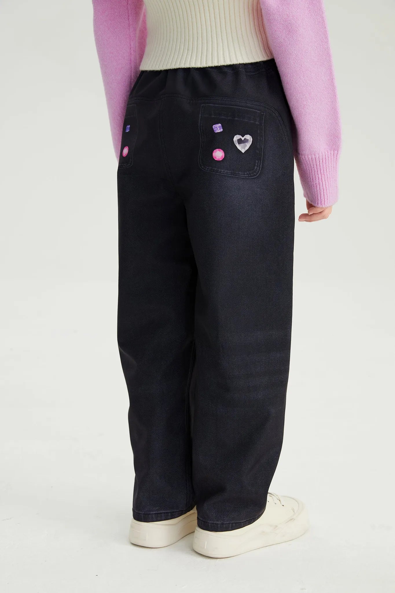 Poco Blush Snowman & Bunny Softshell Ski Pants – Painted Denim