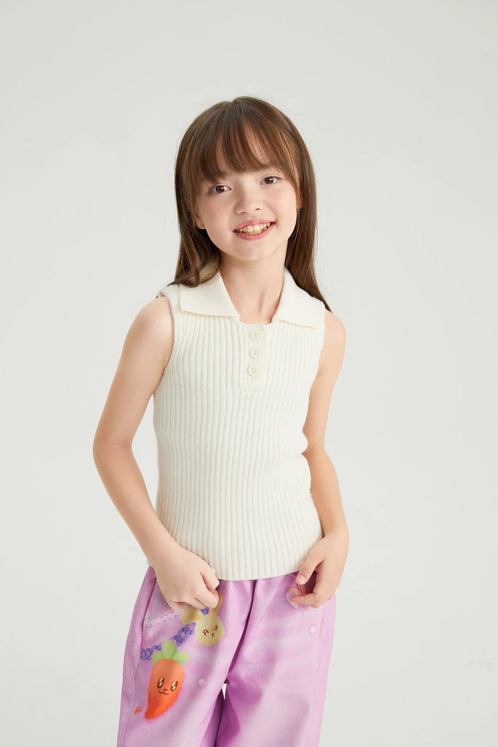 Poco Blush Starry Snowman & Bunny 2-in-1 Knit Sweater Set