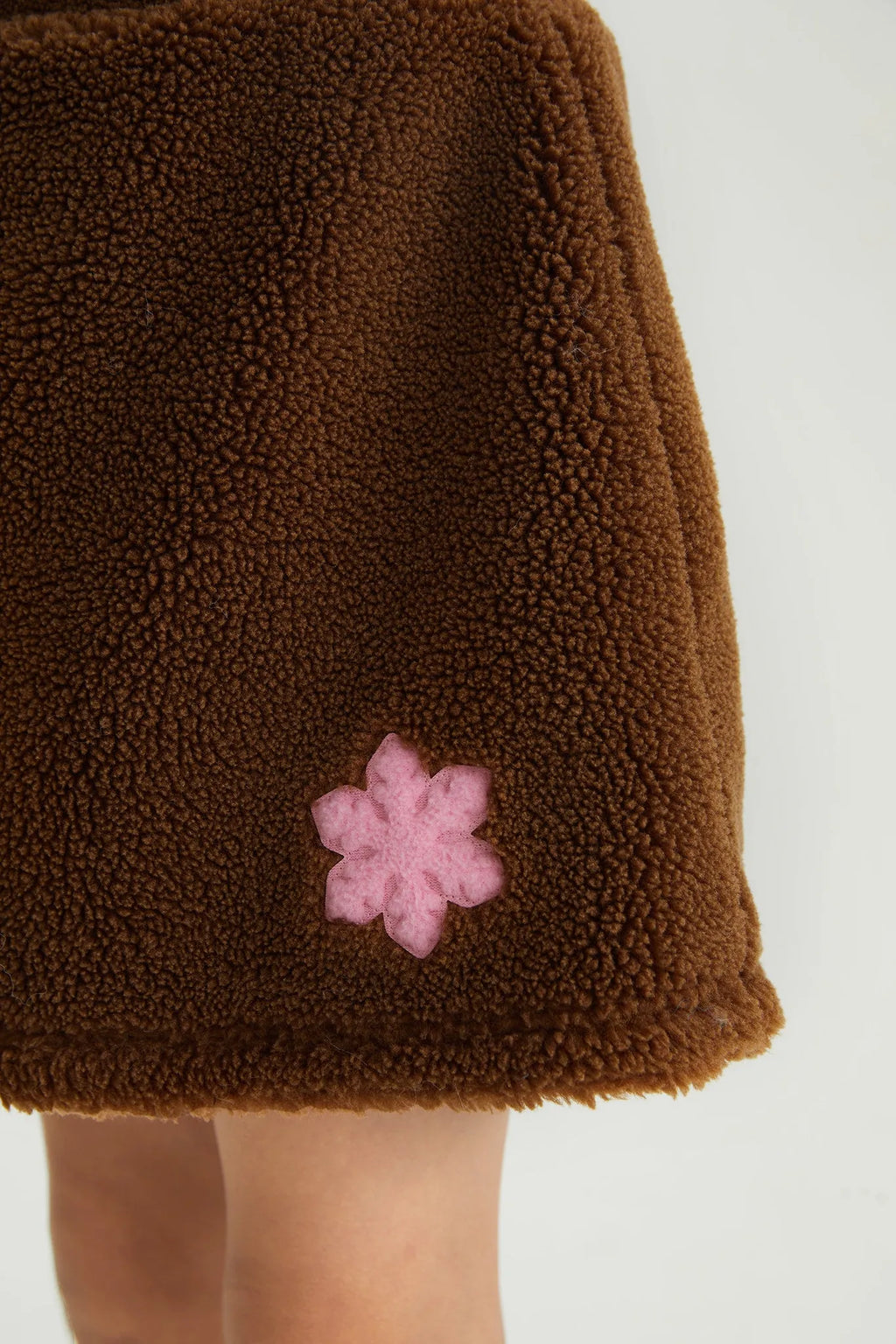 Poco Blush Little Snowflake Sherpa Skirt