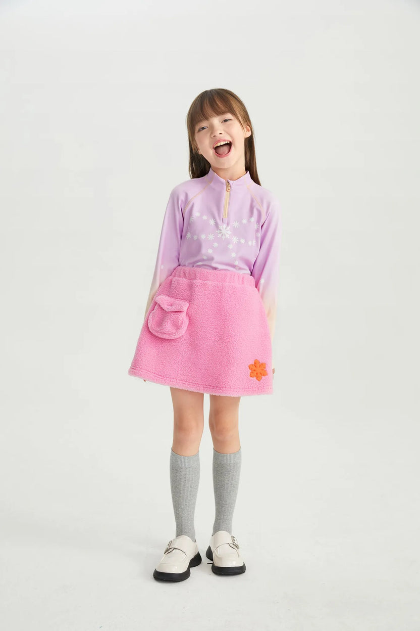 Snow Night Aurora Fleece Base Layer Top by Poco Blush, image 5