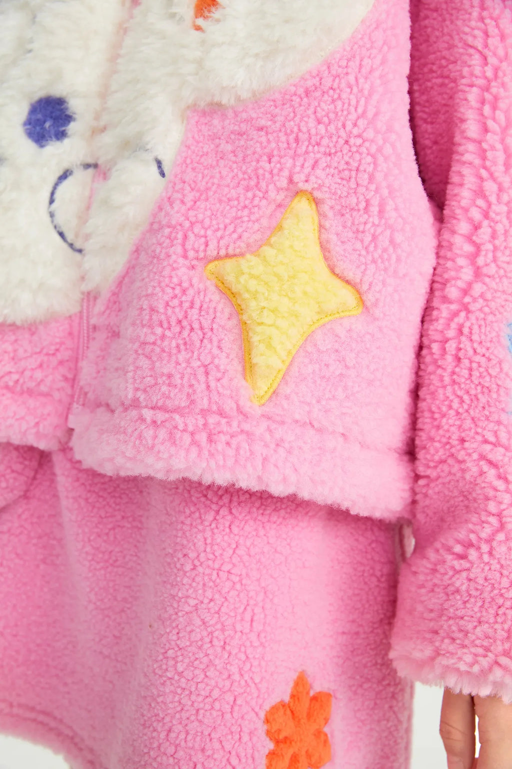 Poco Blush Snowman Wobbler & Star Bunny Sherpa Coat