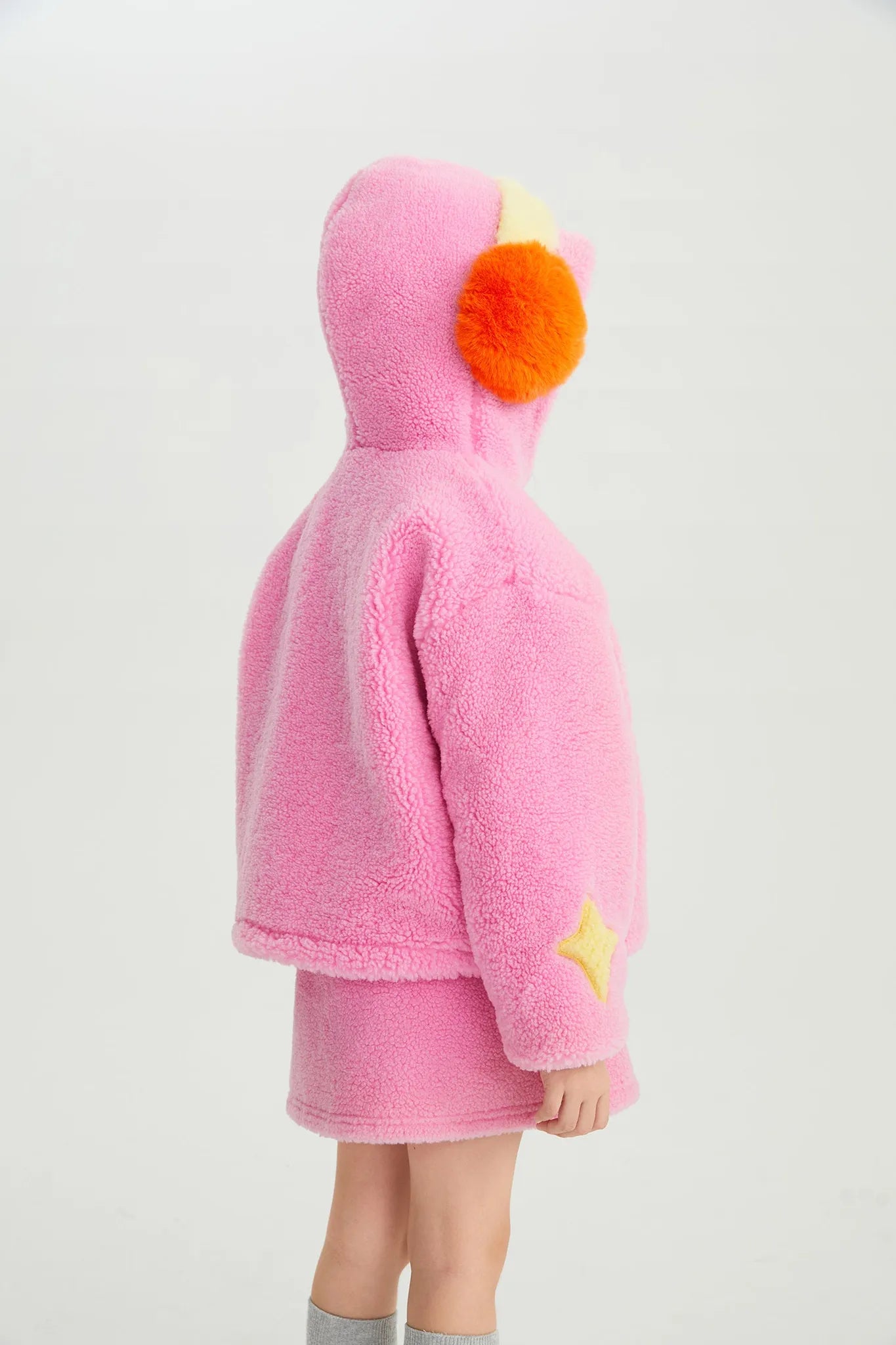 Poco Blush Snowman Wobbler & Star Bunny Sherpa Coat