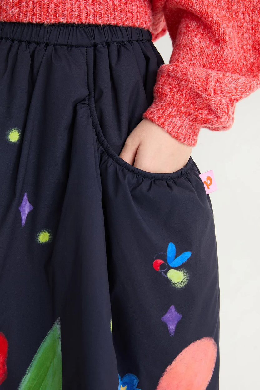 Altay Night Sky Girls Soybean Cotton Skirt by Poco Blush, image 8