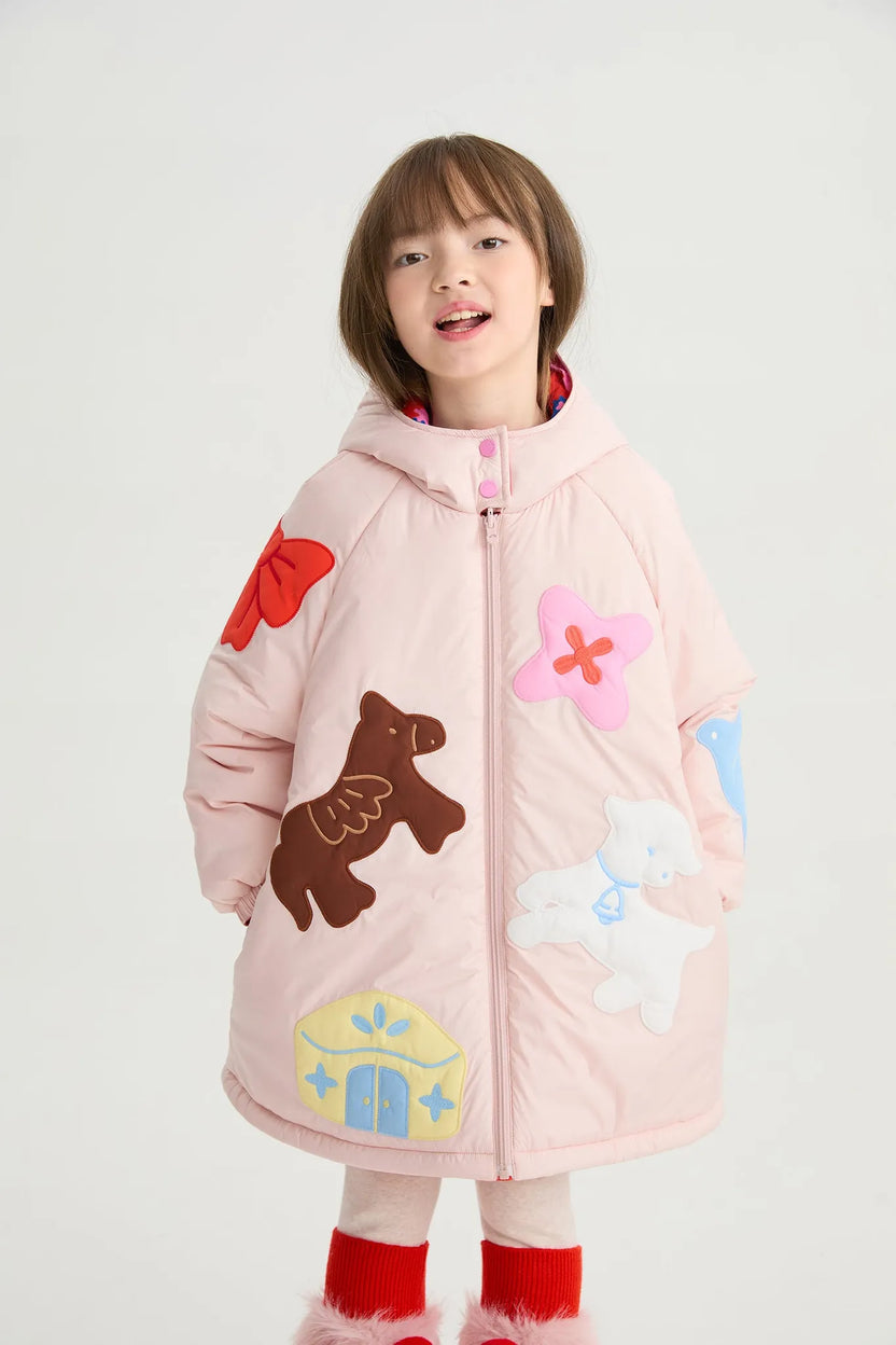 Altay Story Reversible Soy Padding Coat by Poco Blush, image 6