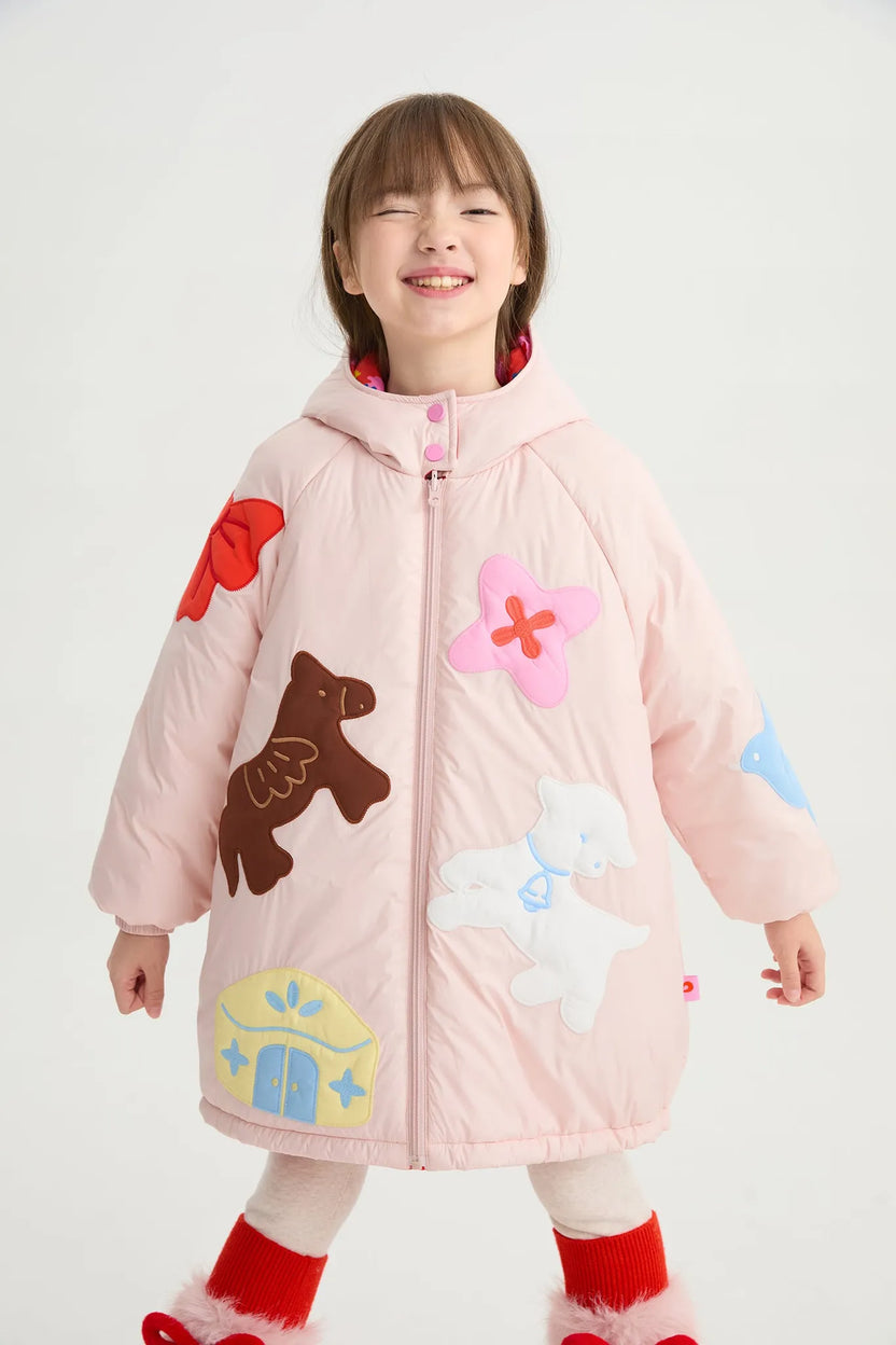 Altay Story Reversible Soy Padding Coat by Poco Blush, image 7