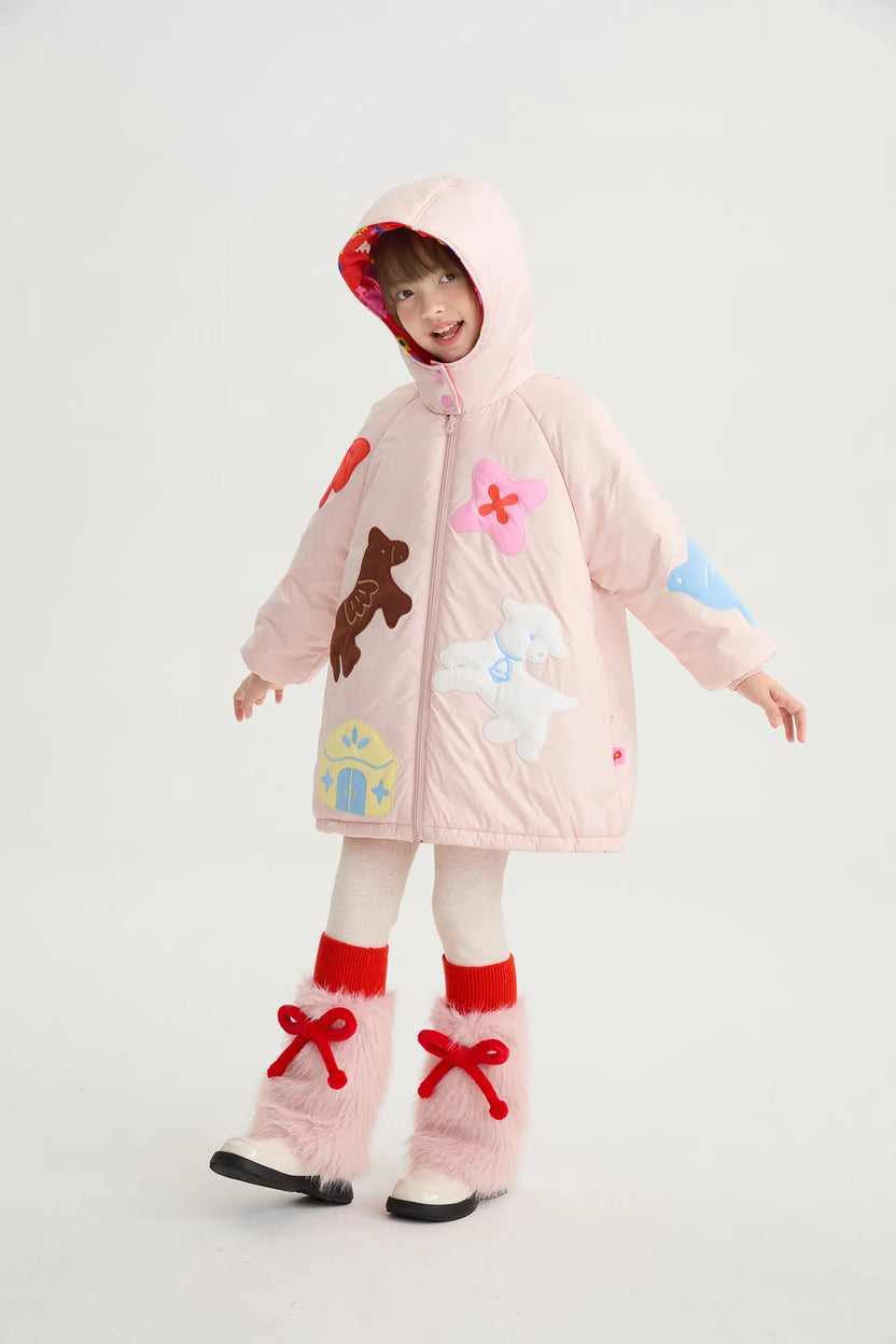 Altay Story Reversible Soy Padding Coat by Poco Blush, image 4