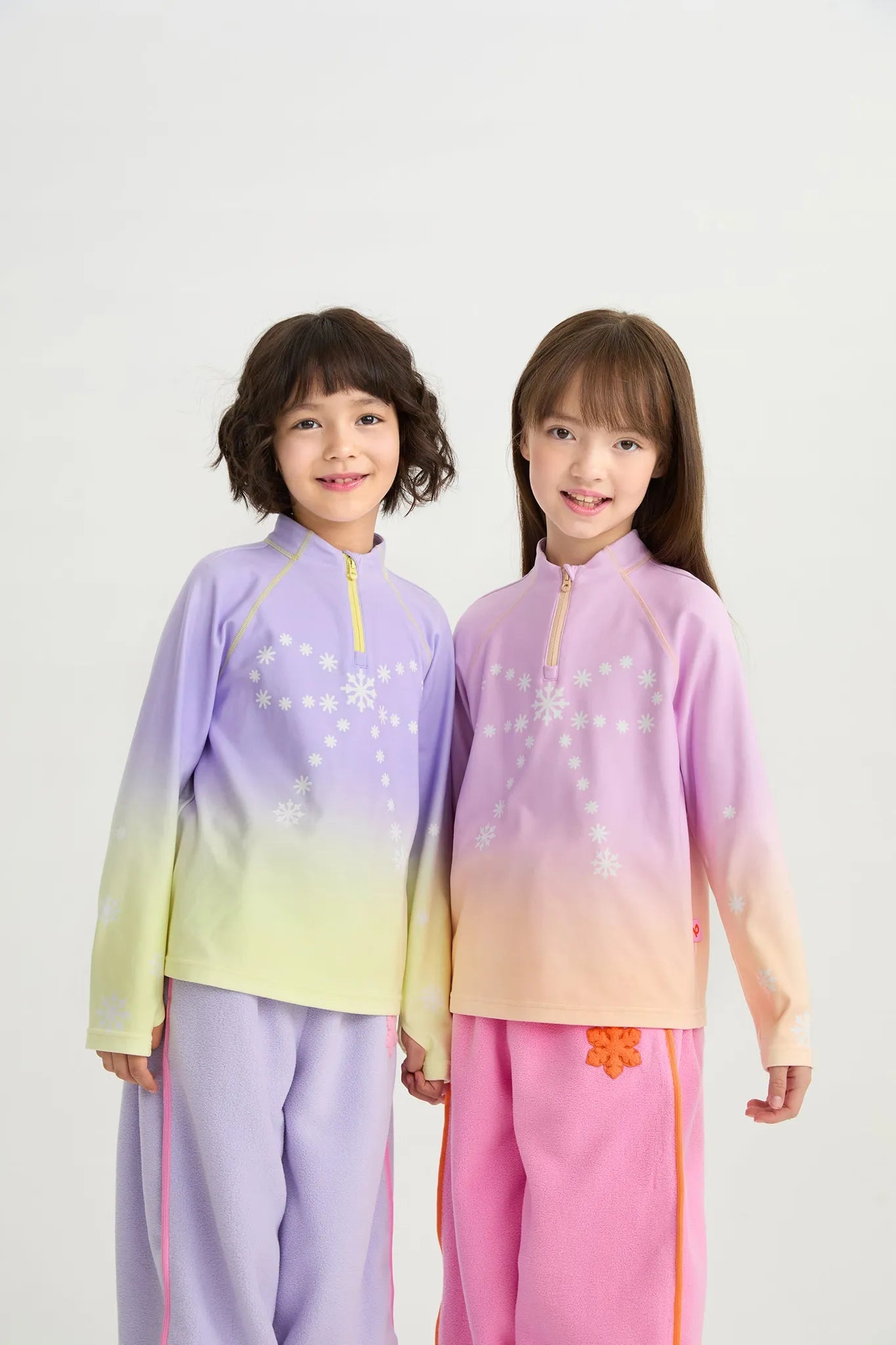 Poco Blush Snow Night Aurora Fleece Base Layer Top