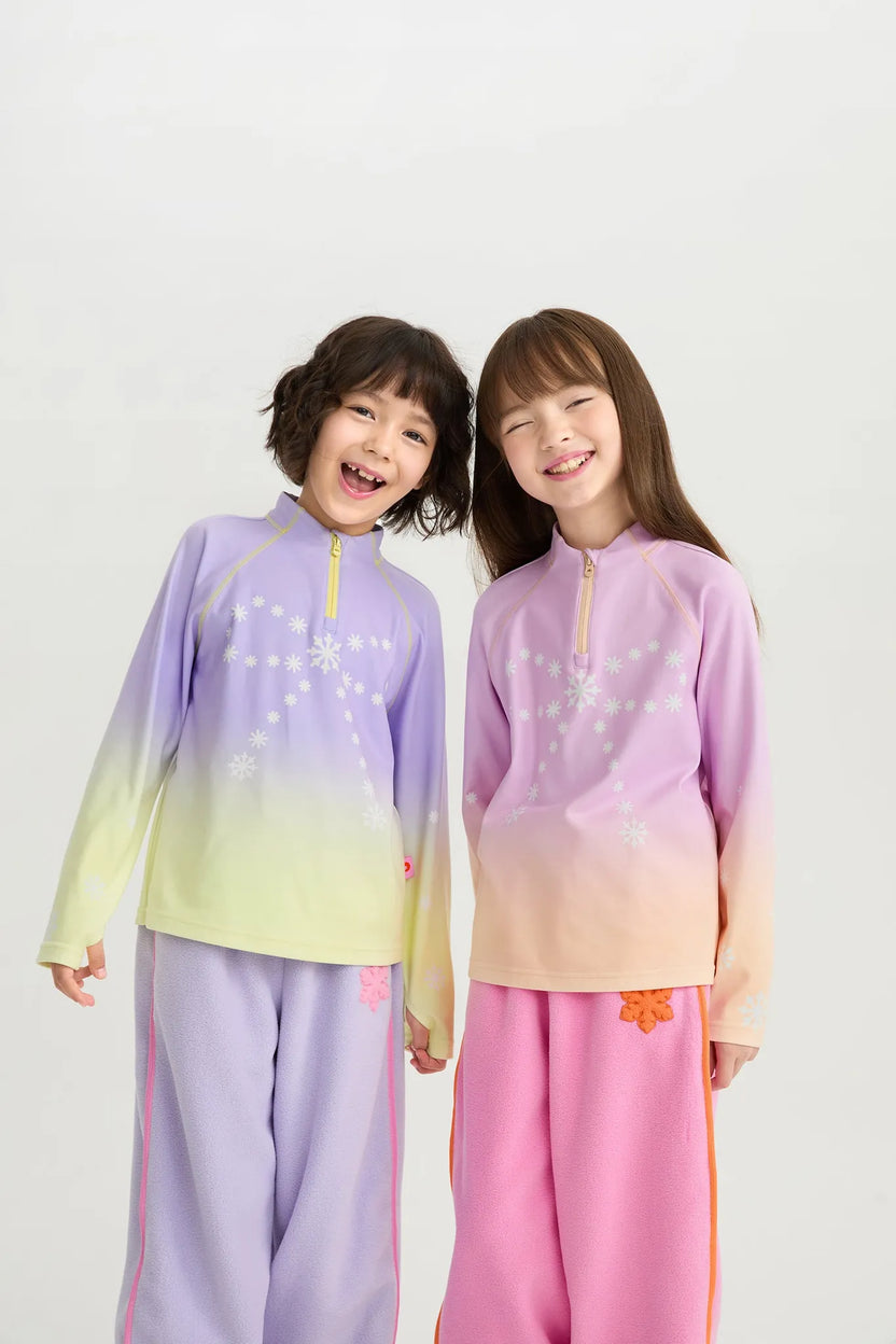 Snow Night Aurora Fleece Base Layer Top by Poco Blush, image 11
