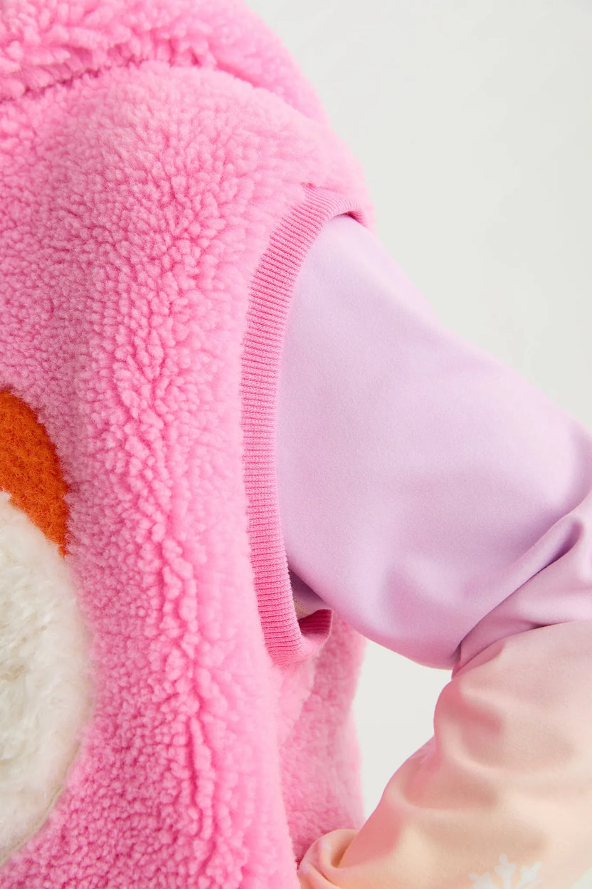 Snowman Wobbler & Star Bunny Sherpa Gilet by Poco Blush, image 7
