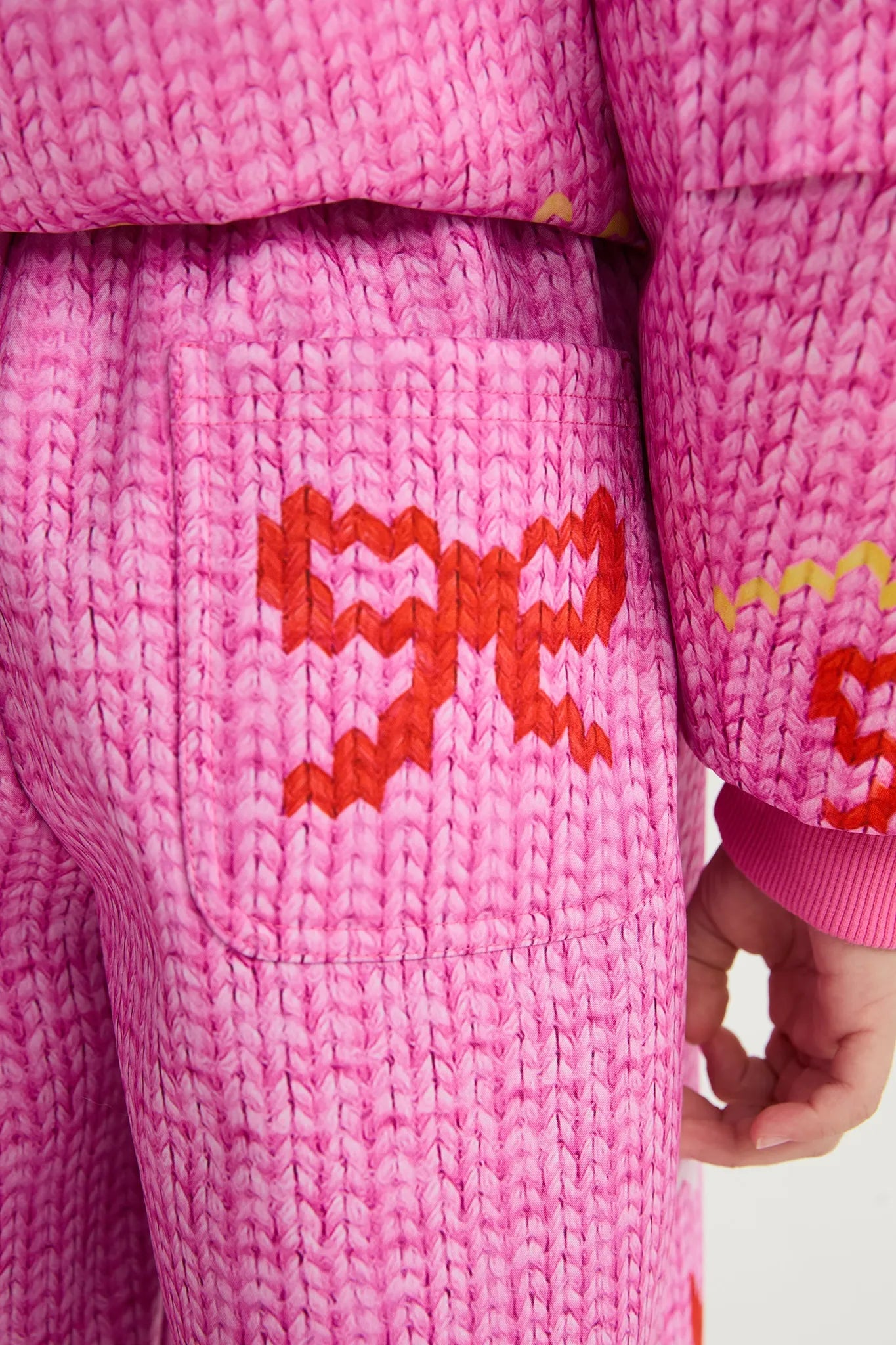 Poco Blush Little Sheep Printed Softshell Pants