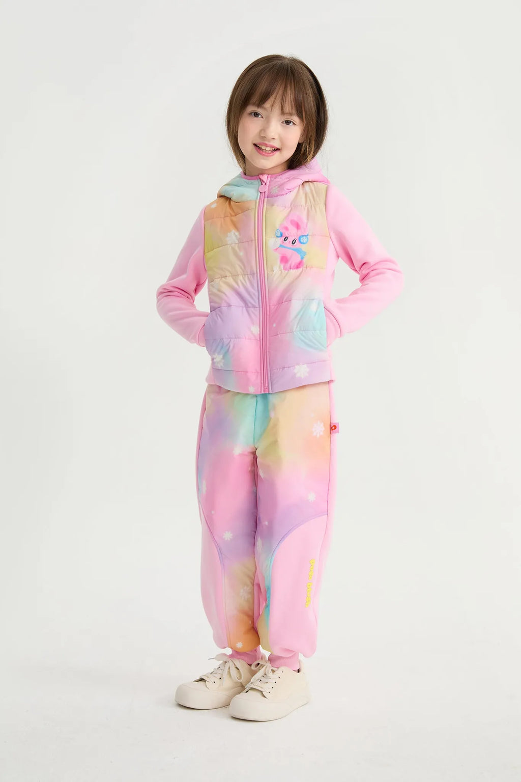 Poco Blush Rainbow Candy Soy Padding Jacket