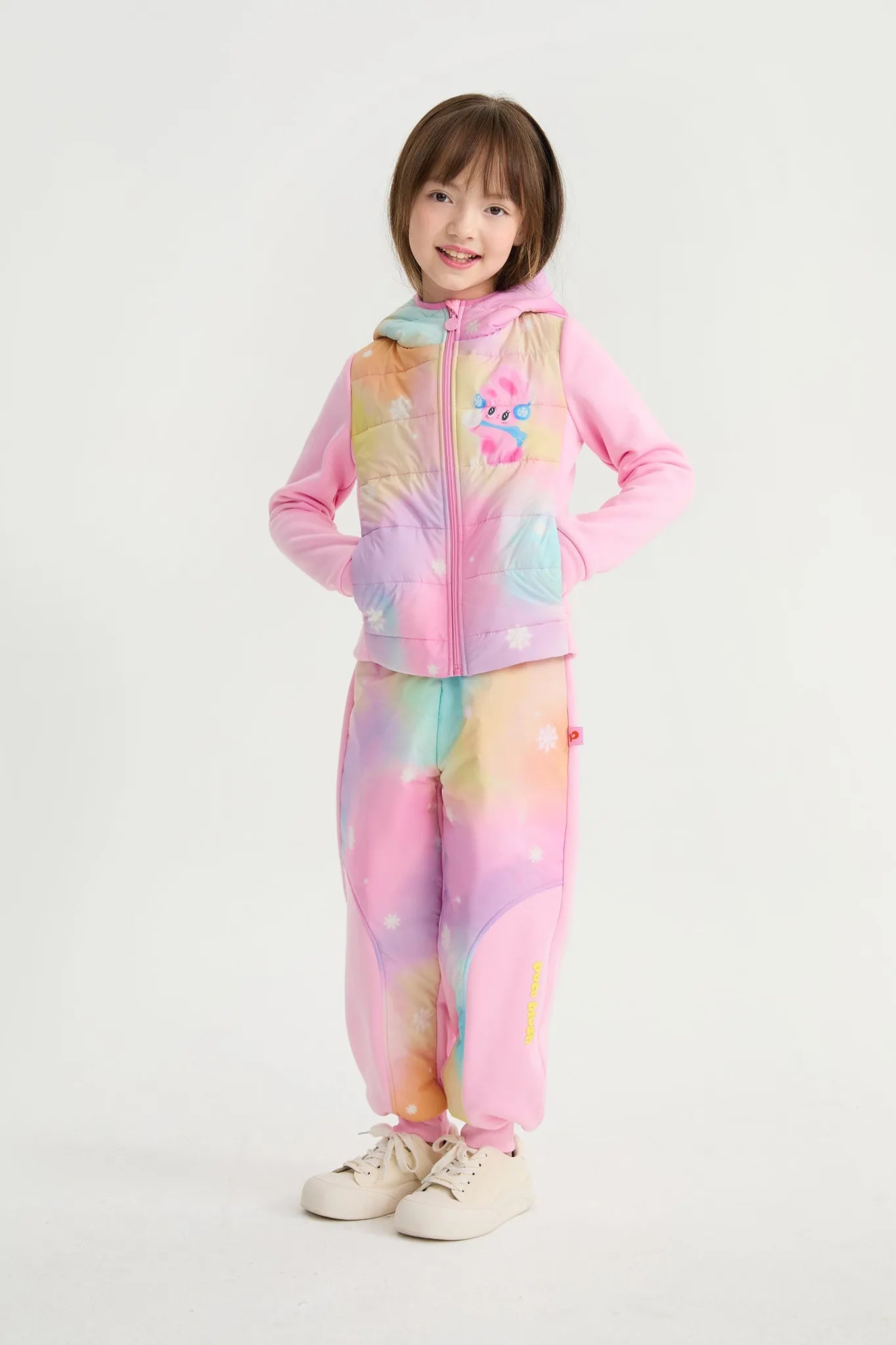 Poco Blush Rainbow Candy Soy Padding Jacket